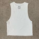 Madewell  x Molly Dickson Raw Hem Tank Top White XS Photo 4