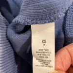 Aerie “New Love” Corded Blue Cropped Hoodie Size XS Photo 3