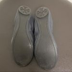 Tory Burch  Eddie Navy Blue Leather Ballet Flats 6 M Folding Elastic Rim *No box* Photo 5