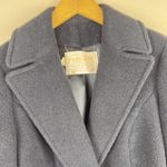 Pendleton Women’s Black Pure Virgin Wool Mid-Length Coat Size 8 Photo 2