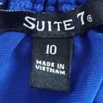 Suite 7 Blue Sleeveless Maxi Dress Size 10 Blue and White Maxi Dress Photo 7