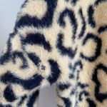 For Love & Lemons Frankie Leopard Fuzzy Tan & Black Cardigan Size S Photo 11
