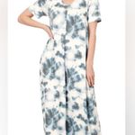 Zenana Outfitters  Blue and White Casual Sundress Photo 0