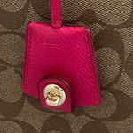 Coach  Mini Margot Signature Brown Pink Handbag Caryall Purse + Wallet Leather Photo 8