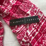 Absolutely Famous Paisley Pink Boho Bell Sleeve Top XL NWT Photo 4