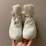 Michael Kors  Olympia Leather Mesh Platform Chunky Sneakers Photo 4