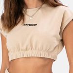 Adika Beige Crop Top Photo 0