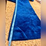 Zadig & Voltaire  Defile Prevy Velvet Pants in Blue Flared Bottoms Size 34 FR NWT Photo 6