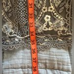 Social Occasions by Mon Cheri Lace Embroidered Bell Sleeve Column Cocktail Dress Gray Size 10 Photo 11