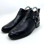 Marroqui Sanchez Black Harness Western Booties Women's 37 EU Size 6.5 Photo 1