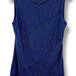 Kenar Blue Green Striped Tank Top Women’s Size Large Casual Sleeveless Photo 0