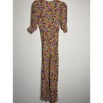 RIXO‎ FOR TARGET FLORAL MULTICOLOR PUFF SLEEVE MAXI DRESS Size 2 Pink Photo 5