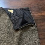 Michele brown tweed ruffle hem pencil skirt size 4 Photo 3