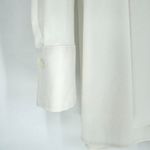 Paperwhite 3/4 Sleeve Collared Button Down Tunic Top White Size 4 Photo 5