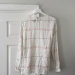 Barbour  Woman’s Balmory Tartan Collection Plaid Tie Front Top Womens Size 10 Photo 1