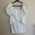 House Of CB  'Matilda' White Puff Sleeve Corset Dress‎ NWOT Size S Photo 2
