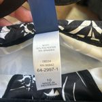 Swimsuits For All Black and White Floral Women's swim cover/dress sz 10 Photo 6