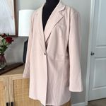 Unbranded Nude Oversized Longline Blazer Pink Size XXL Photo 4