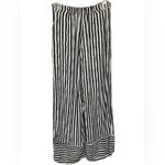 Urban Romantics  Striped Black and White Wide Leg Pants Photo 1