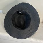 Ed Hardy  Love Kills Slowly Tattoo Skull Black Straw Style Beach Hat Photo 2