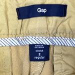 Gap  Corduroy Pants Size 2‎ Regular Yellow Thin Wale Womens Stretch Blend 30X31 Photo 3