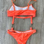 Womens Orange Royalty Chain One Piece Swimsuit Photo 3