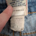 True Religion  Distressed Skinny Jean Shorts Made In USA Womens 26 Medium Wash Photo 5