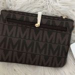 MIA NEW  k farrow brown zipper wristlet wallet Photo 2