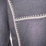 Garnet Hill Monroe Organic-Linen Jersey Knit 3/4 Sleeve Size Small Top Photo 1