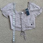 Hollister  Women’s Purple Gingham Crop Top and Shorts Set Size XS Photo 9