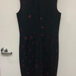 Laundry by Shelli Segal Vintage Black And Pink Dress Photo 2