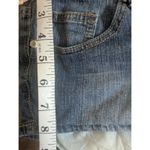Paris Blues Y2K Vintage Low Rise Micro Mini Denim Jean Shorts Coquette Size 9 Photo 3