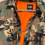ZARA cropped Camo Puffer jacket Photo 1