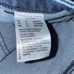 American Eagle Super High Rise Baggy Wide Leg Dark Wash Stretch Denim Jeans12 Photo 4