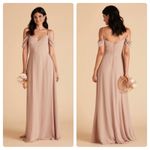 Birdy Grey  Devin Convertible‎ Off Shoulder Bridesmaid Dress in Taupe Size XS NWT Photo 1
