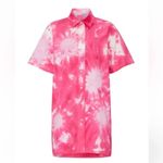 MSGM Denim Camica‎ Shirtdress Size 12 Pink Photo 10