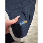 Pooh Tigger Embroidered Fleece Pullover 1/4 Zip Trim Sweatshirt Disney M Blue Size M Photo 4