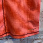 Title Nine NWT Stripe Runner short sleeve s/s top scoop neck Small Coral Photo 7