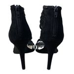 Nine West Alderson 4" Heel Mesh Rhinestone Black Size 6.5 Strappy Photo 3
