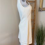 Brooks Brothers  White Ribbed Cotton Eyelet Sleeveless Classy Casual Dress Size 6 Photo 5