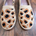 Deltan • Hensley Flyknit Espadrille leopard animal print flat slip on knit Size 7 Photo 3