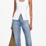 Madewell  Linen White Vest Photo 2