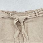 Coldwater Creek Linen Belted Wide Leg Long Shorts Photo 2