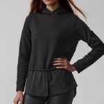 Athleta  Women's Gallery Hoodie Top in Black Size Medium Photo 4