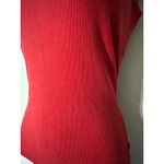 Victoria's Secret  Red Ribbed Tank Top Sleeveless Scoop Neck Basic Layering Top Photo 2