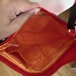 Baggallini  Crossbody Bag Womens Red Stand Up Nylon Travel Organizer Purse Zip Photo 6