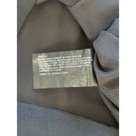 Theory $495 Faux Wrap Shirt Mini Dress Rosina Crepe Long Sleeve Black Womens 4 Photo 4