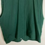 Vintage Vest Suede‎ Woven Green Leather Women Size Large Southwestern Fringe Photo 14