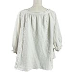 Free People Bohemian Gauze Lucy Solid Swing Top in White Medium Cottage Photo 10