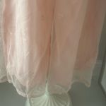 Motherhood  Women's maternity Pink Floral Embroidered special occasion Dress Photo 7